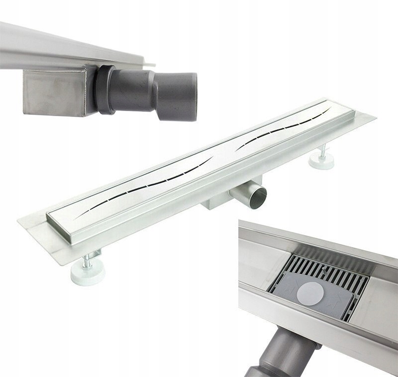 Lineárny odtok Streifen s sifónom 90 cm