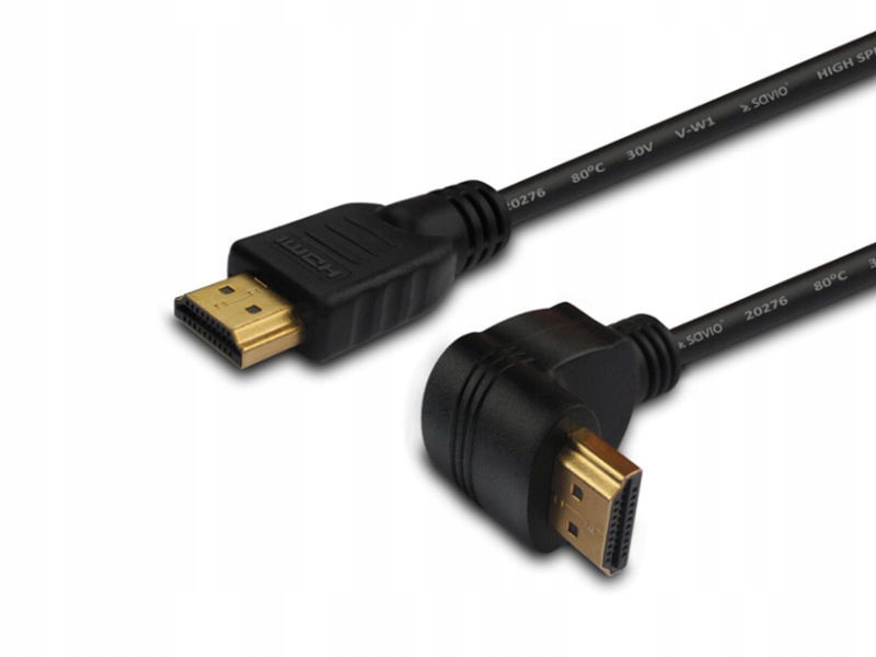 

CL-108 Kabel Hdmi 2.0 1,5m Przewód Kątowy 4K Uhd