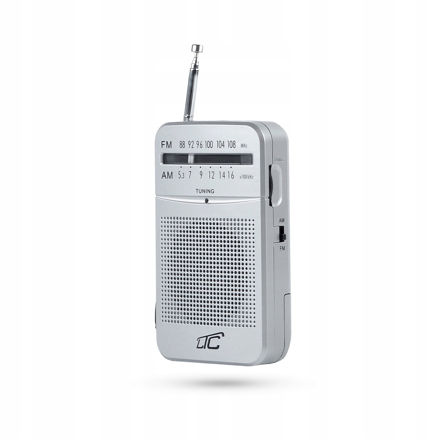 Ltc Radio Kieszonkowe Lega Przenośne Am Fm Mini Jack Srebrne Ant