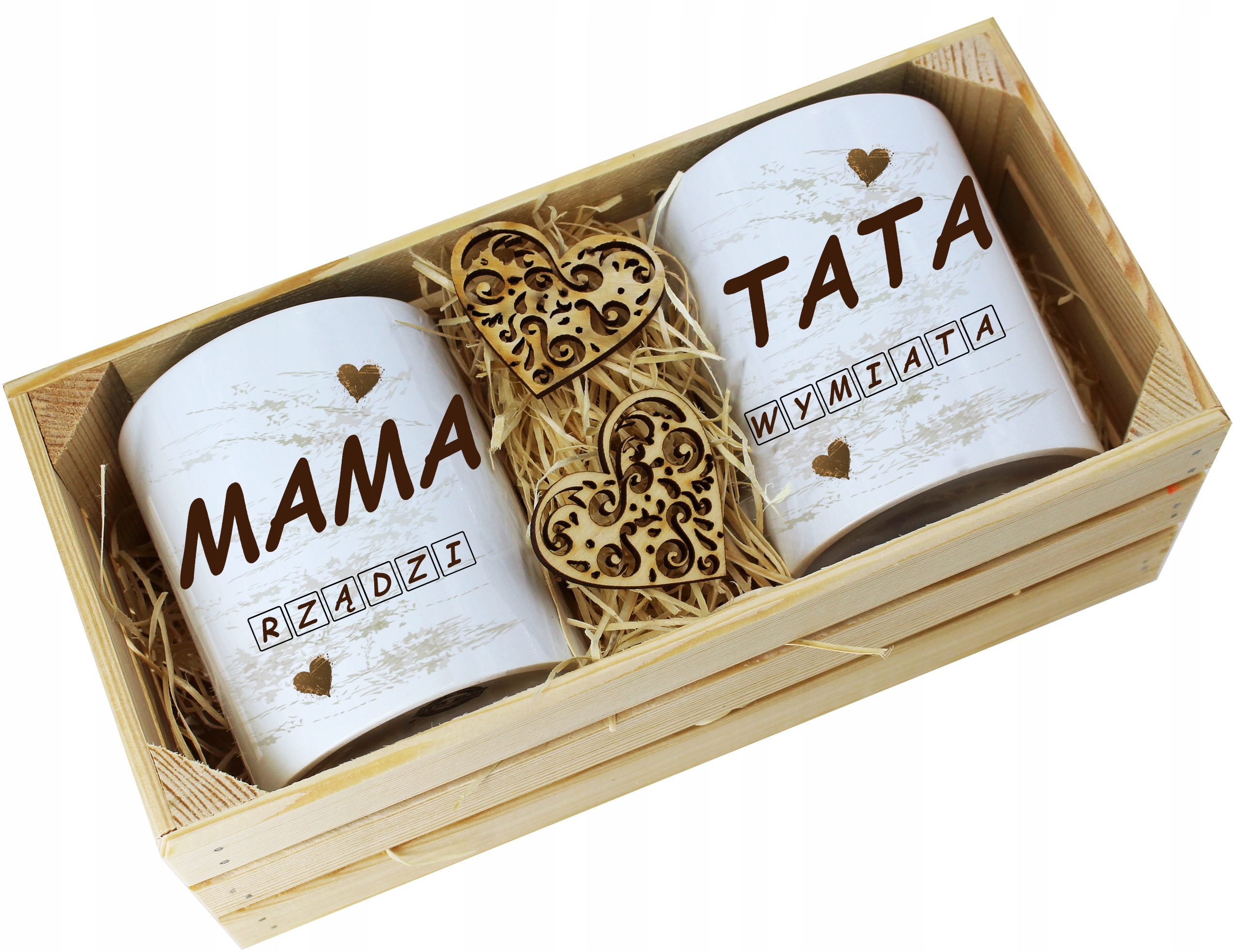 

Dla Mamy I Taty Kubki W Ozdobnej Skrzynce