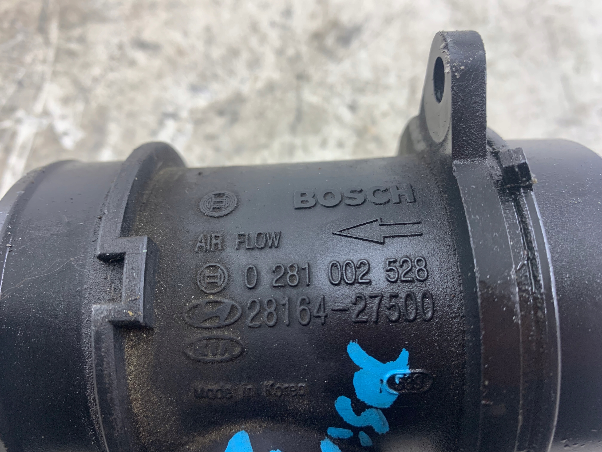 HYUNDAI GETZ 1.5 CRDI flow meter 28164-27500