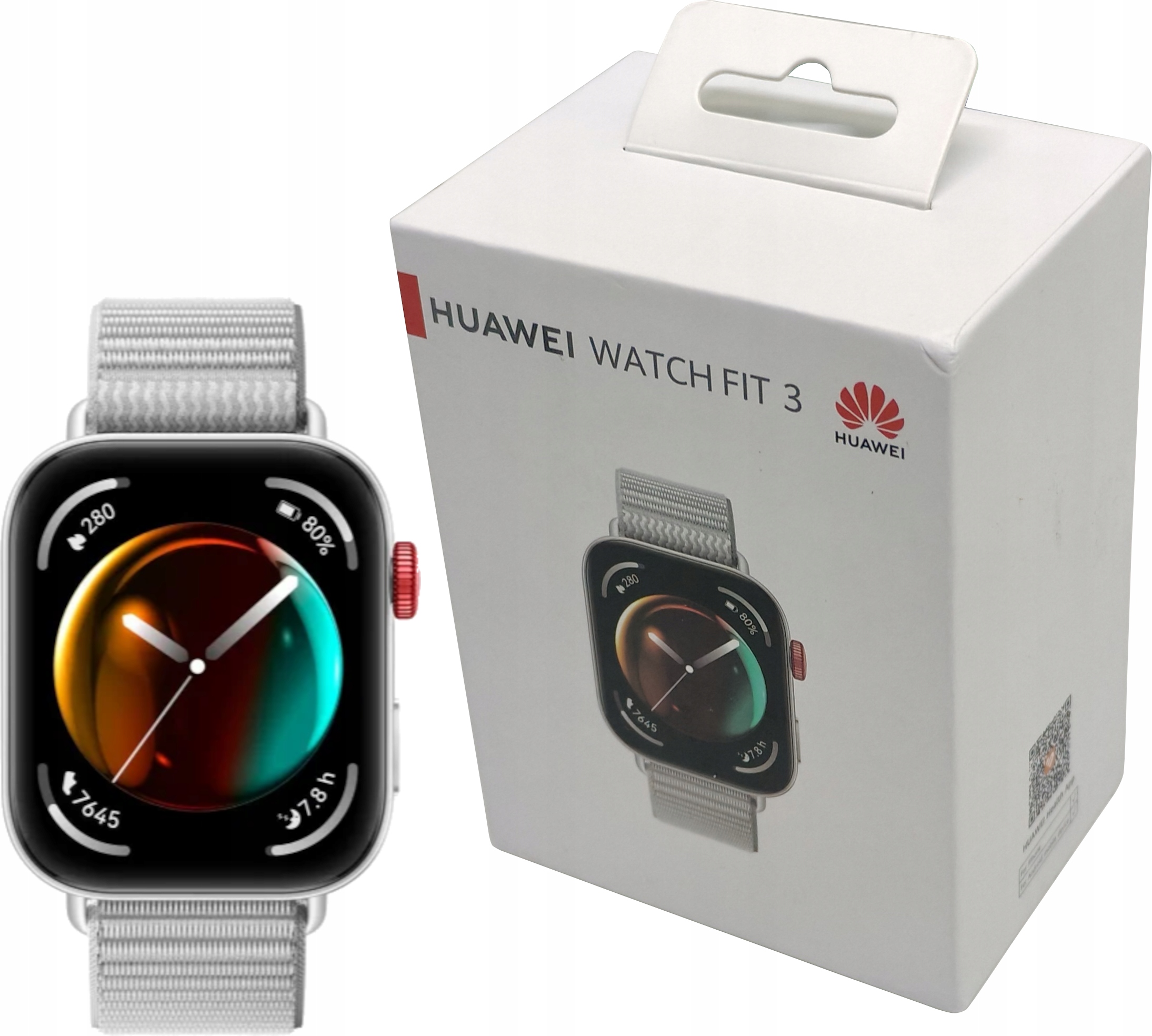 Smartwatch Huawei Watch Fit 3 1,82'' Amoled 5ATM Grey Nylon Szary