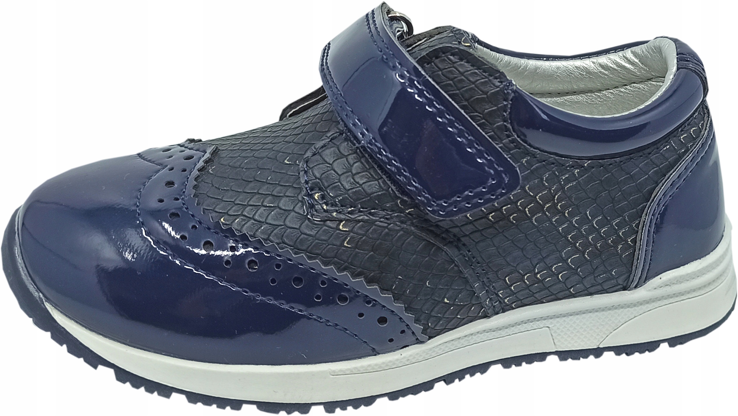 Półbuty w.skóra profil r27 17,1 granat P6-22