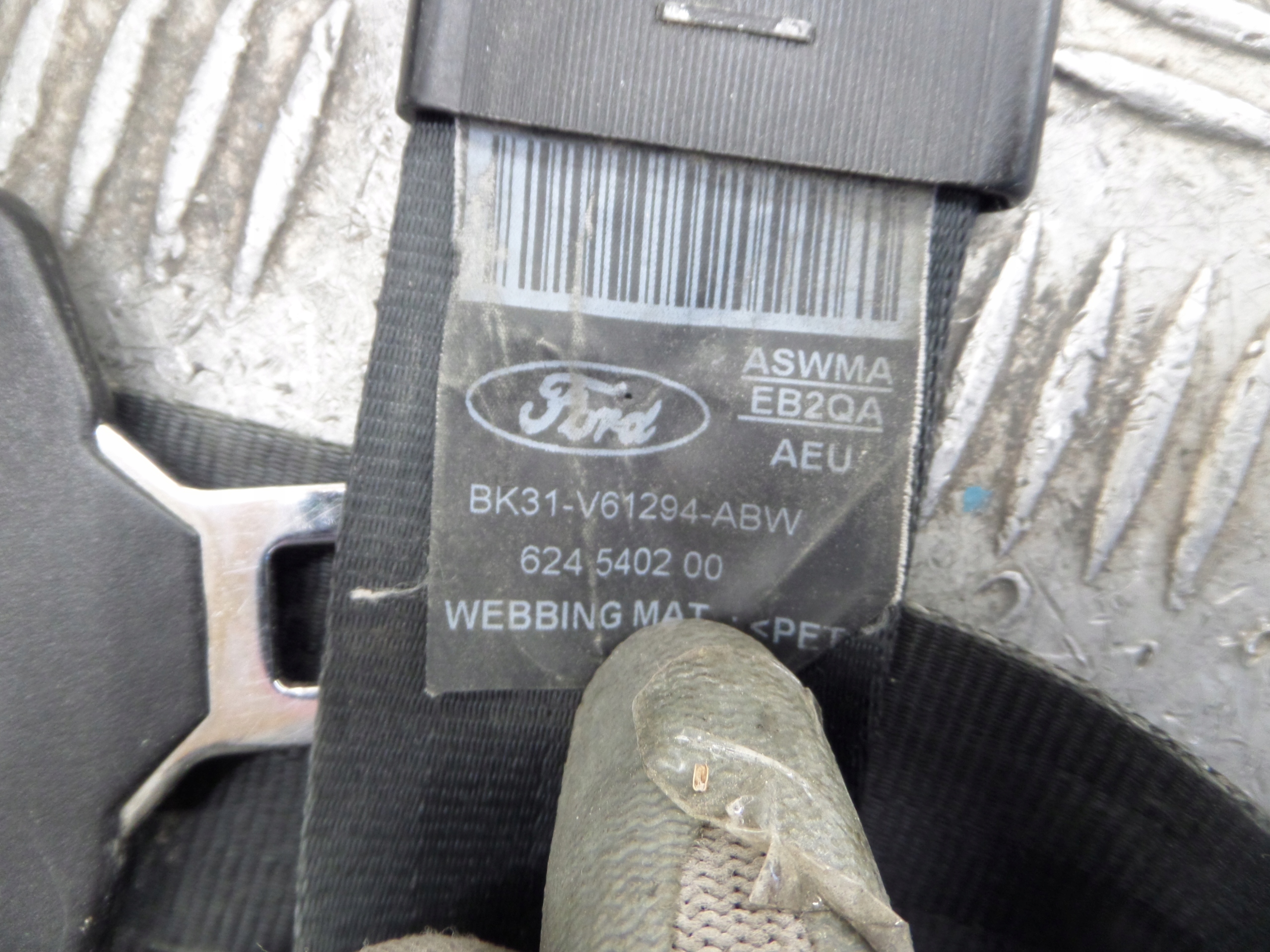 FORD TRANSIT MK8 15r Gurten Sicherheits SITZ vorne BK31-V61294-ABW