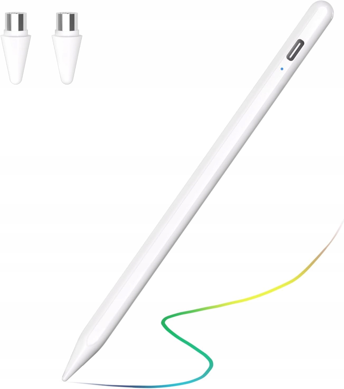 Coo univerzální 1,5 mm dotykové pero pro Samsung Lg Lenovo Vivo Huawei iPhone bílý