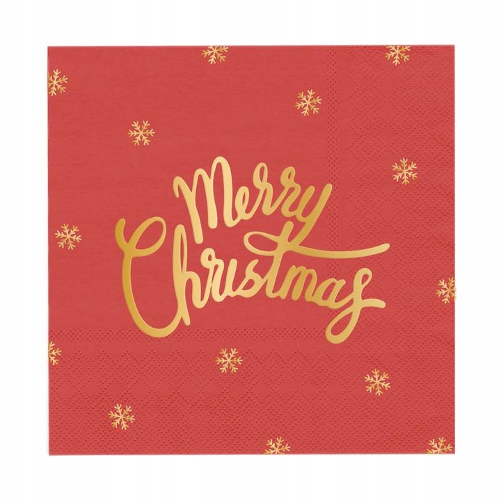 

Chusteczki serwetki papierowe święta choinka merry