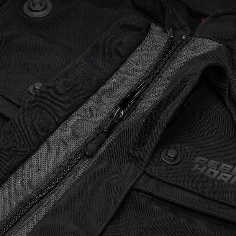 KURTKA TEKSTYLNA REBELHORN RANGE BLACK XL Numer katalogowy producenta RH-TJ-RANGE_01_XL