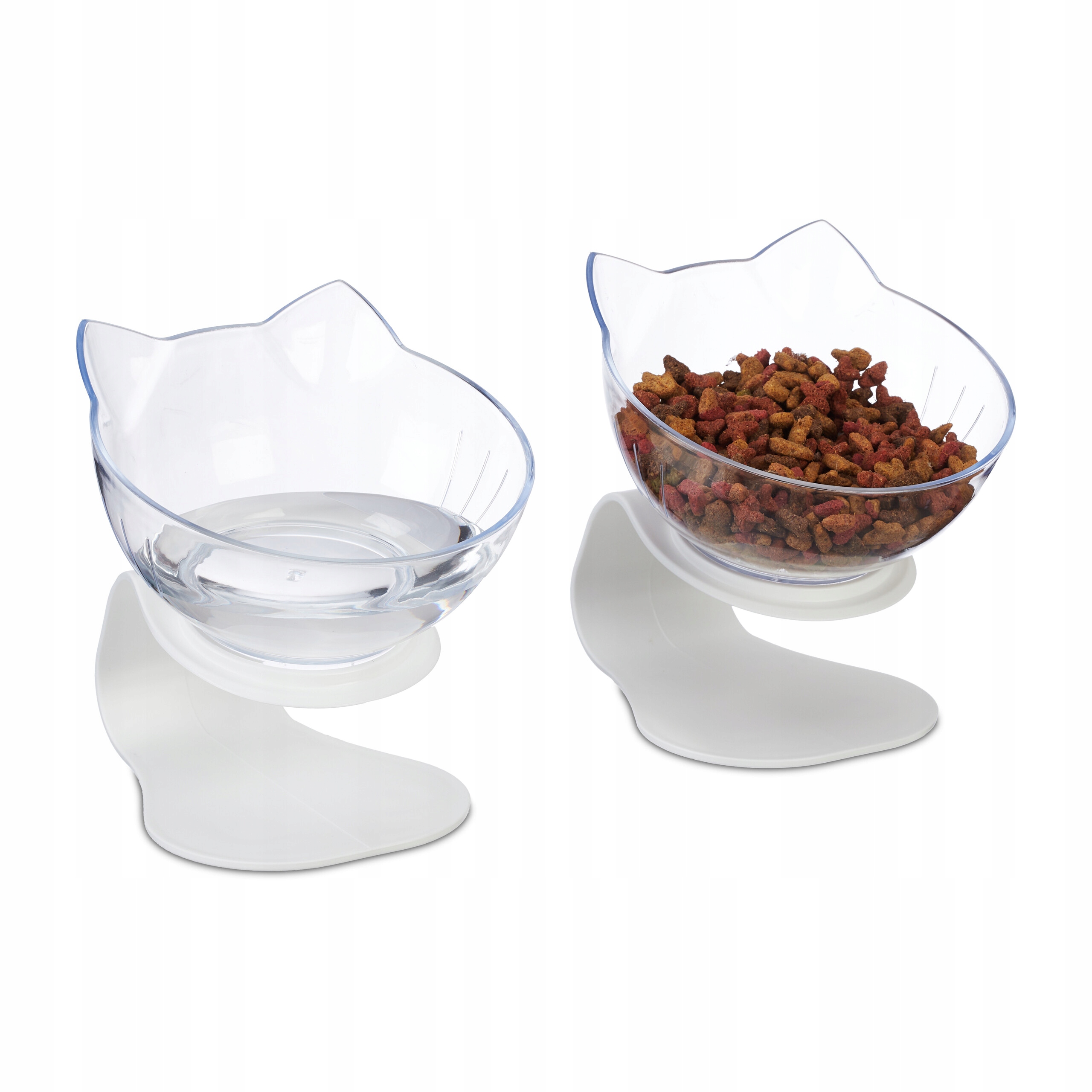 Levně Stojan na misky Relaxdays plastový 500 ml