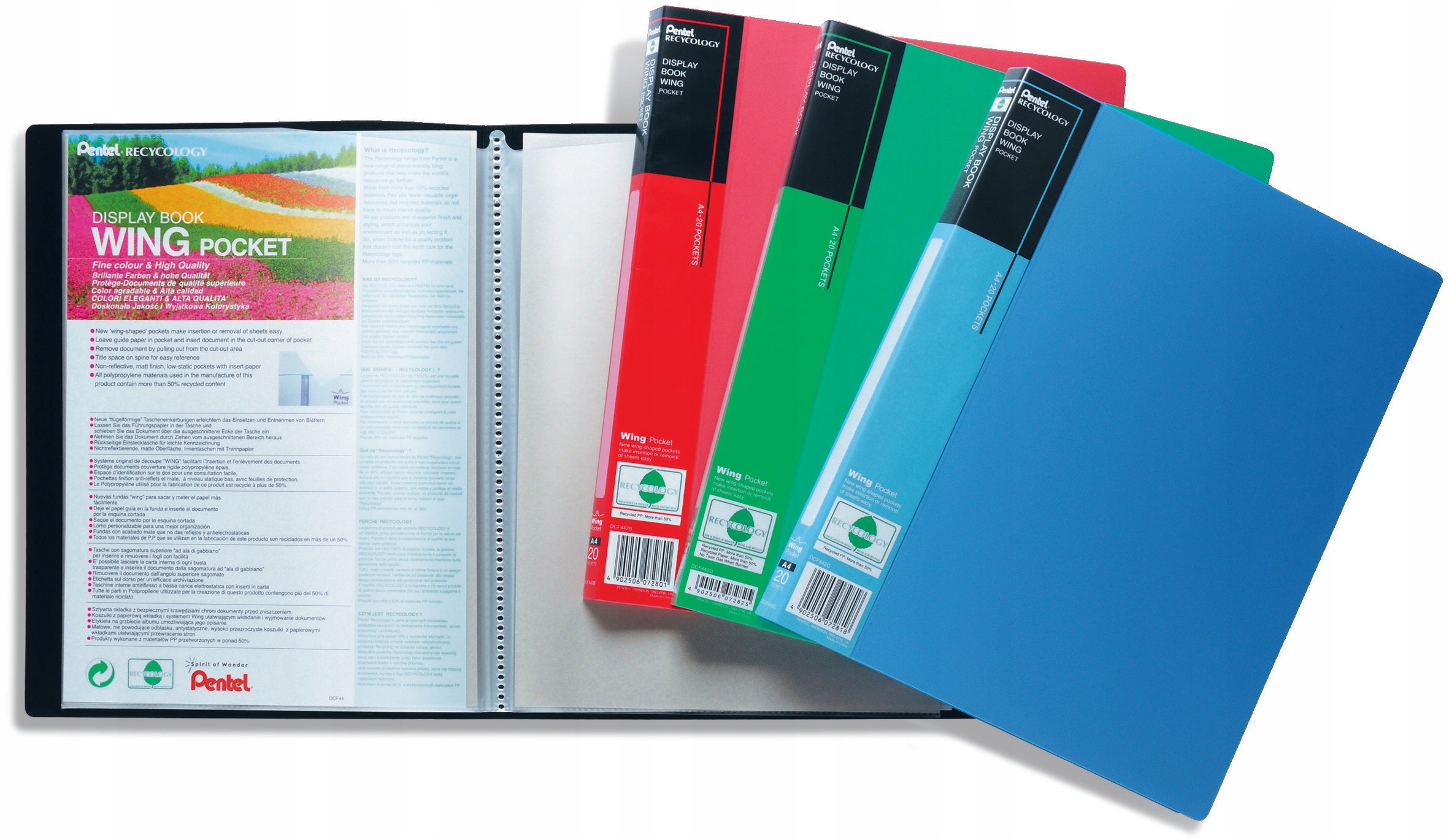 

Album ofertowy Pentel DCF442 Wing 20 A4 Czerwony