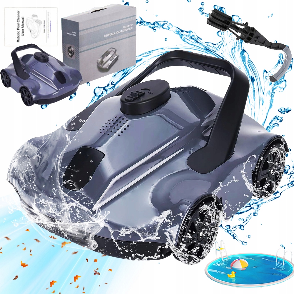 Automatyczny Odkurzacz Basenowy Mocny 5200MAH Bezprzewodowy Do Basenu 100M2