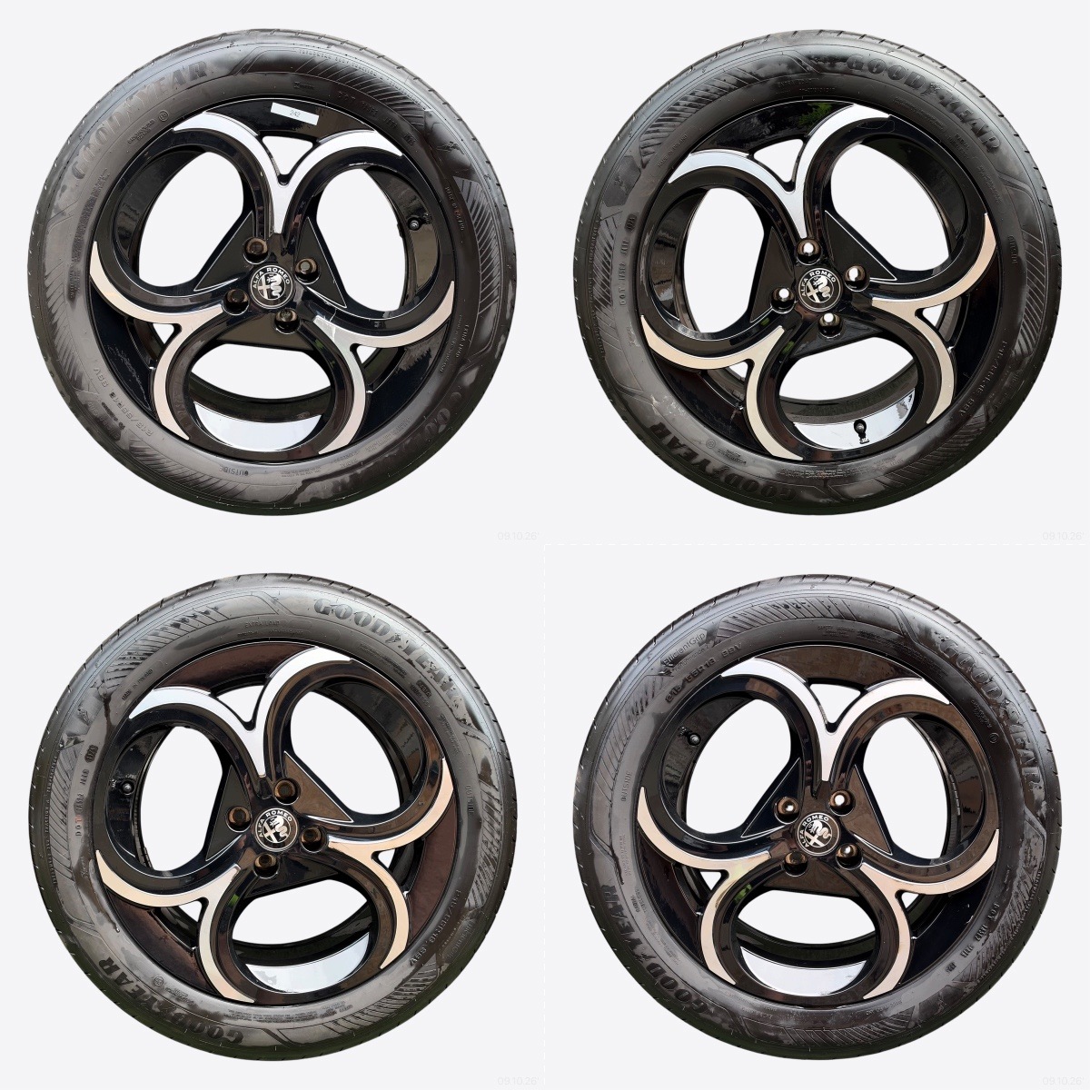 wheels tyres discs ALFA ROMEO JUNIOR GOODYEAR 215/55/18" 5MM summer