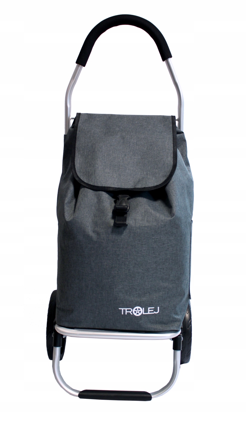 Nákupní vozík taška voděodolná šedá skládací praktická