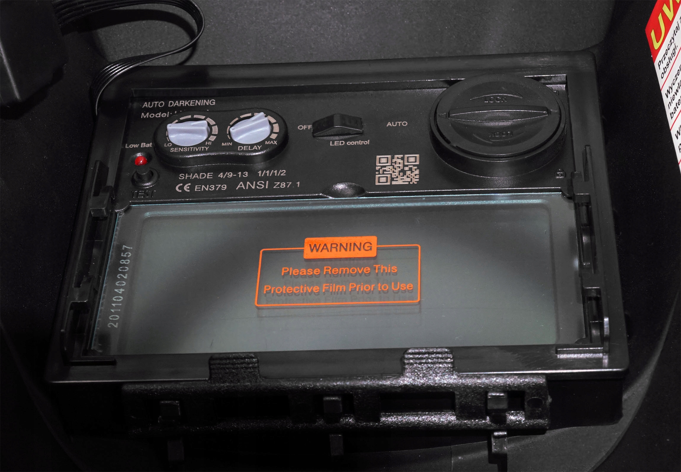 PRZYŁBICA SPAWALNICZA maska MIG TIG MMA Magnum Kod producenta PRZYŁBICA MAGNUM IRON LIGHT LED XRT