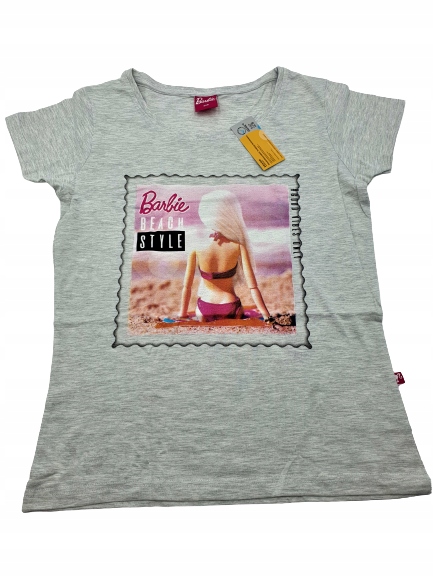 

T-shirt Koszulka Barbie damska Xs szara
