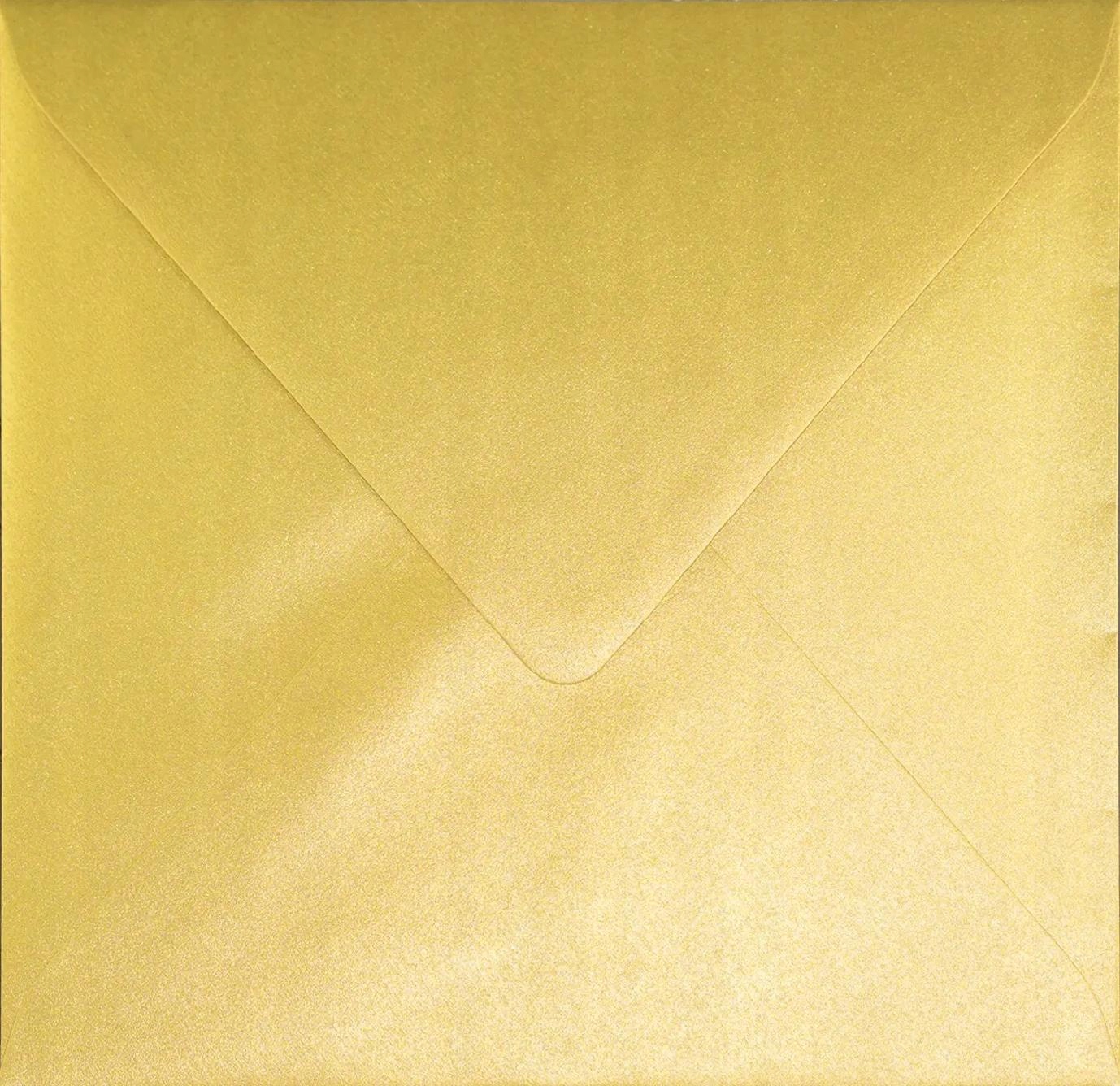 

Koperty kwadratowe Sirio Pearl złote delta 25szt.