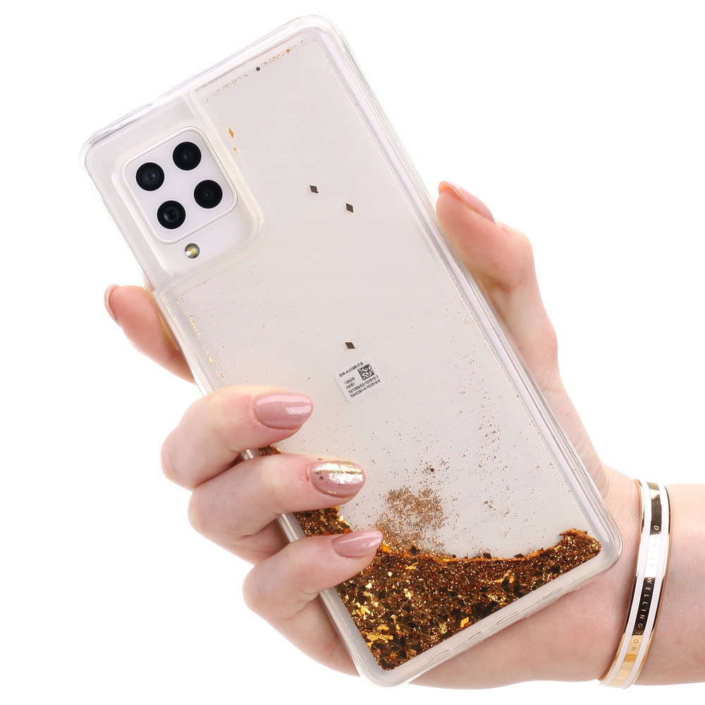

Etui Liquid Brokat +szkło do Samsung Galaxy A42 5G