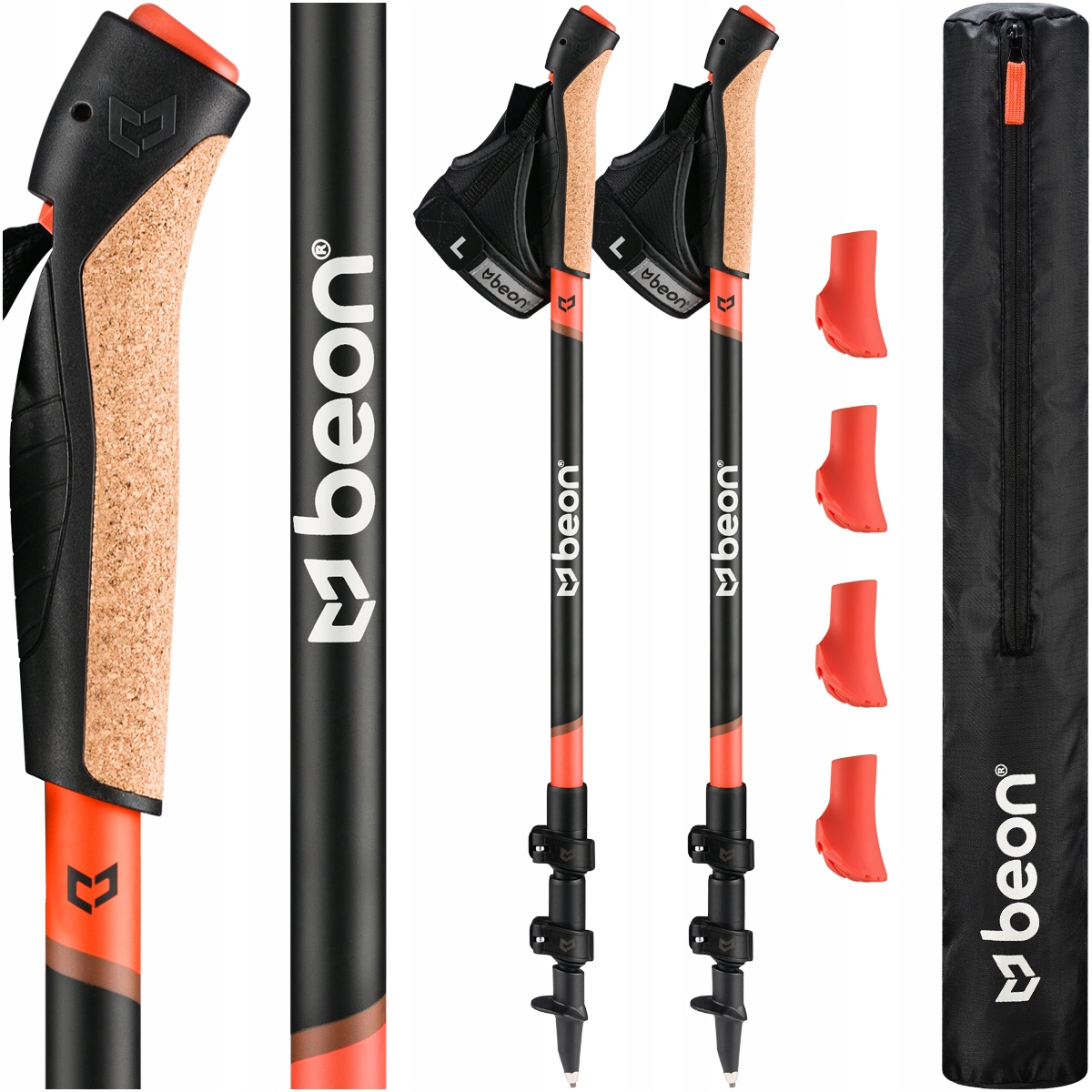 Kije Nordic Walking Kijki Regulowane Do Chodzenia Teleskopowe Profesjonalne