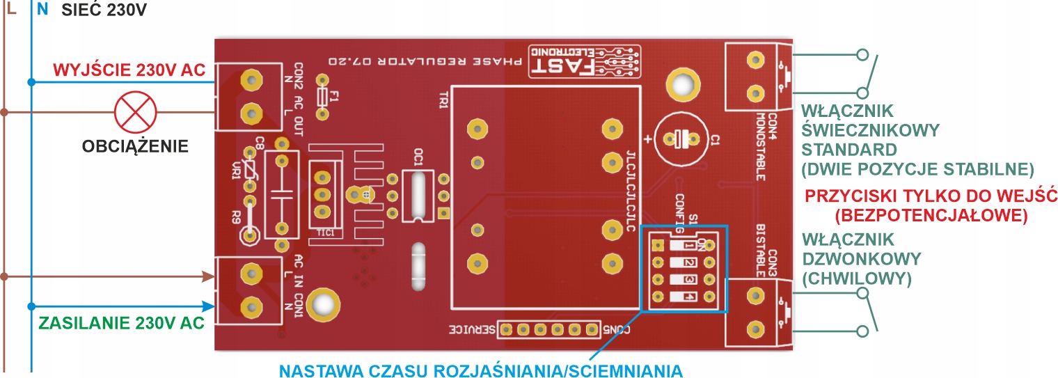 Soft Start Soft Stop 230V AC 200W Kod producenta Soft Start 230V AC 200W