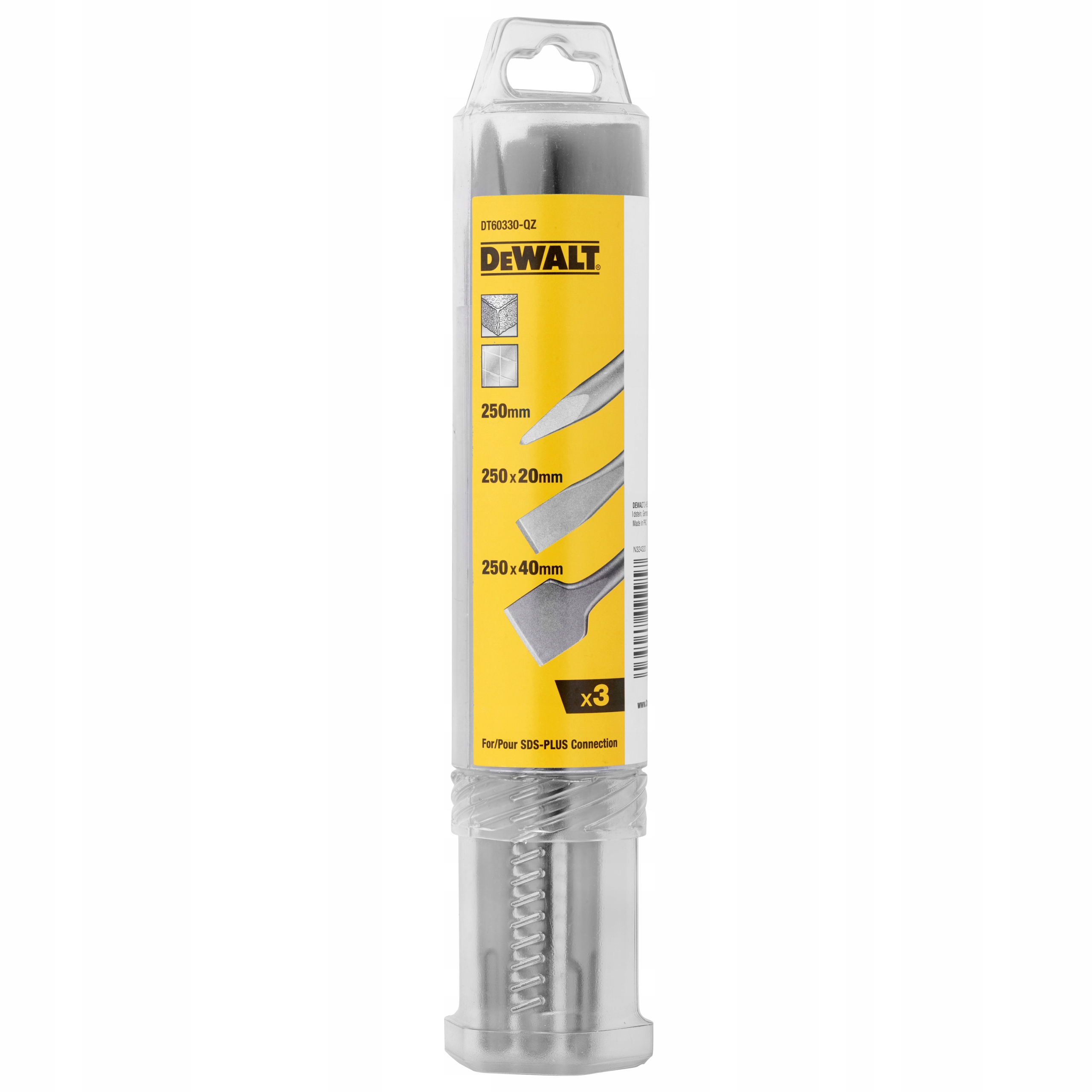 

Dewalt Zestaw Dłut Sds-plus DT60330 Szpic Dłuta