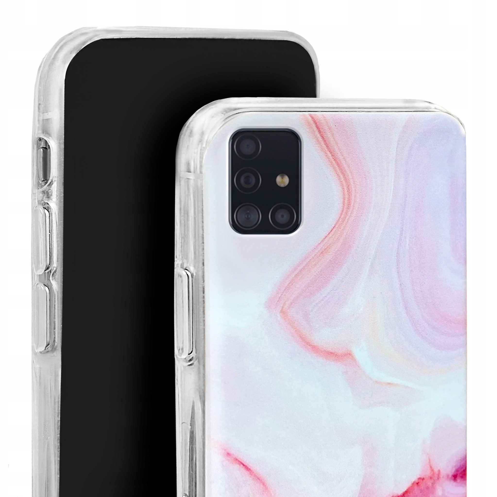 

Etui do Samsung A71 silikon case wzory + Szkło