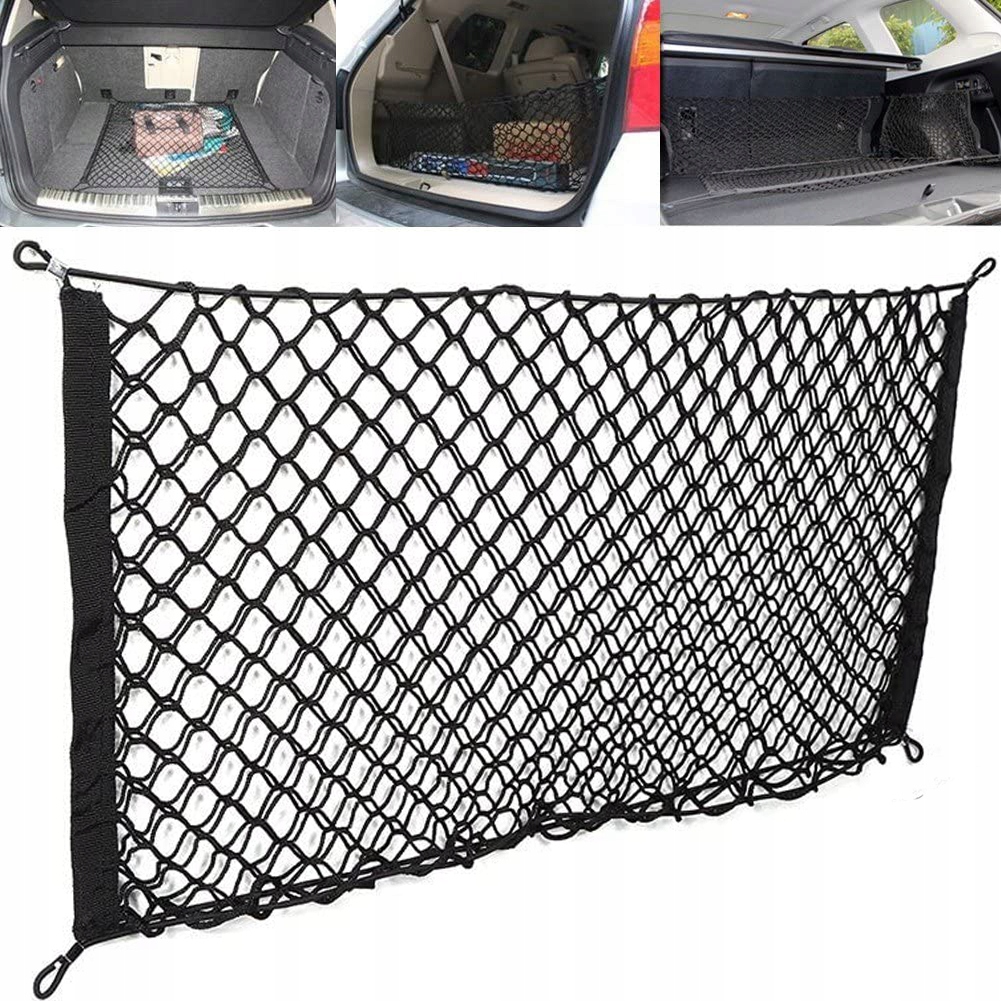 90x40 SIATKA DO BAGAŻNIKA AUTOSIATKA SAMOCHODOWA 6 ZABEZPIECZENIE ZASŁONA