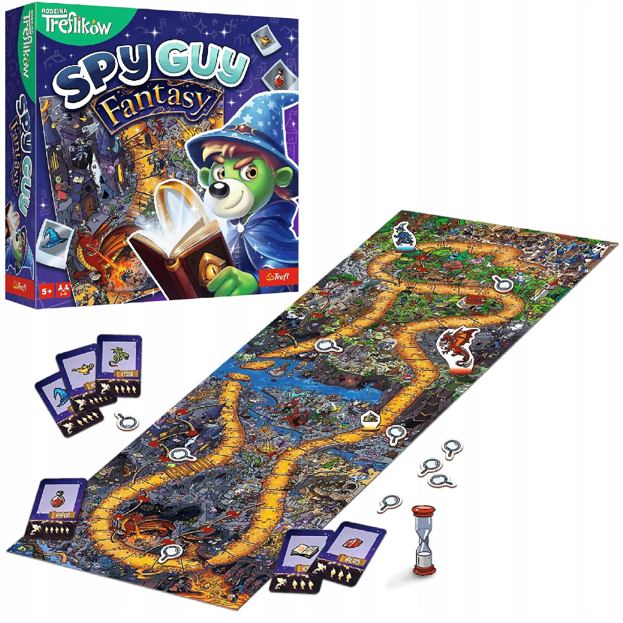 Rodzinna Gra Planszowa Gra Dla Dziecka 10 Lat Planszówka Spy Guy Fantasy