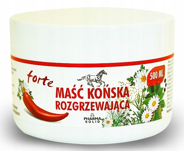 

Maść Końska Rozgrzewająca Forte 500ml Pharma Solid