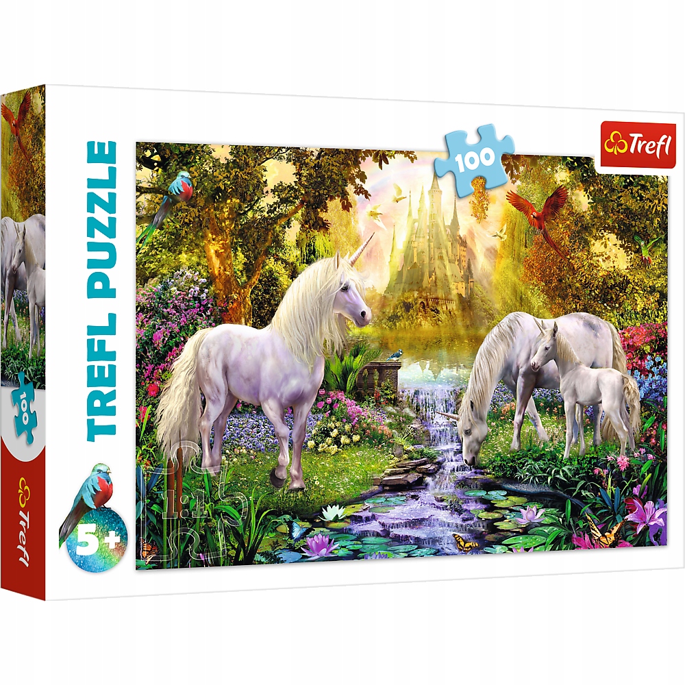 

Trefl Puzzle 100 el. Jednorożce Sekretny Ogród