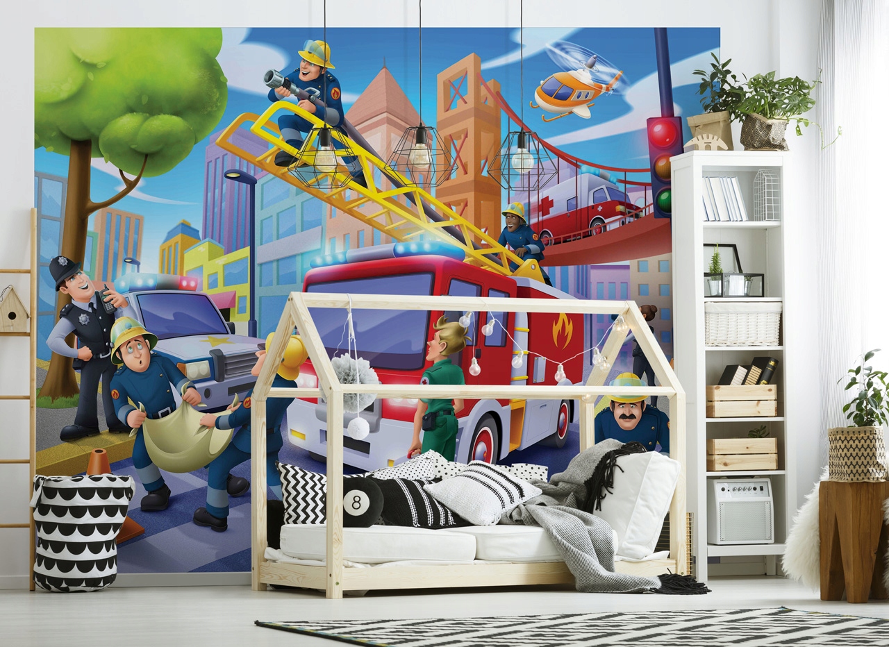 

Tapeta Strażak Sam fototapeta Fireman Sam 235x306c