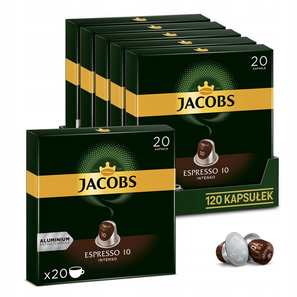 Kapsułki do Nespresso Jacobs Espresso 10 Intenso 120 szt.