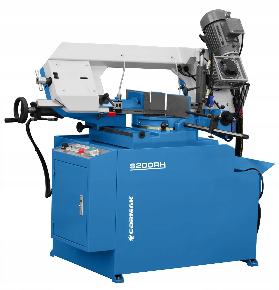 MOCNA PIŁA TAŚMOWA PRZECINARKA DO METALU CORMAK 320MM 2,1kW PÓŁAUTOMAT