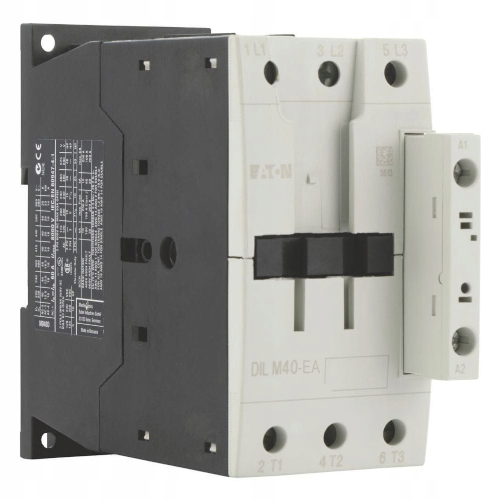 Kontaktor 3P 40A 18,5 kW 24 V DC Eaton DILM40-EA(RDC24) 190010