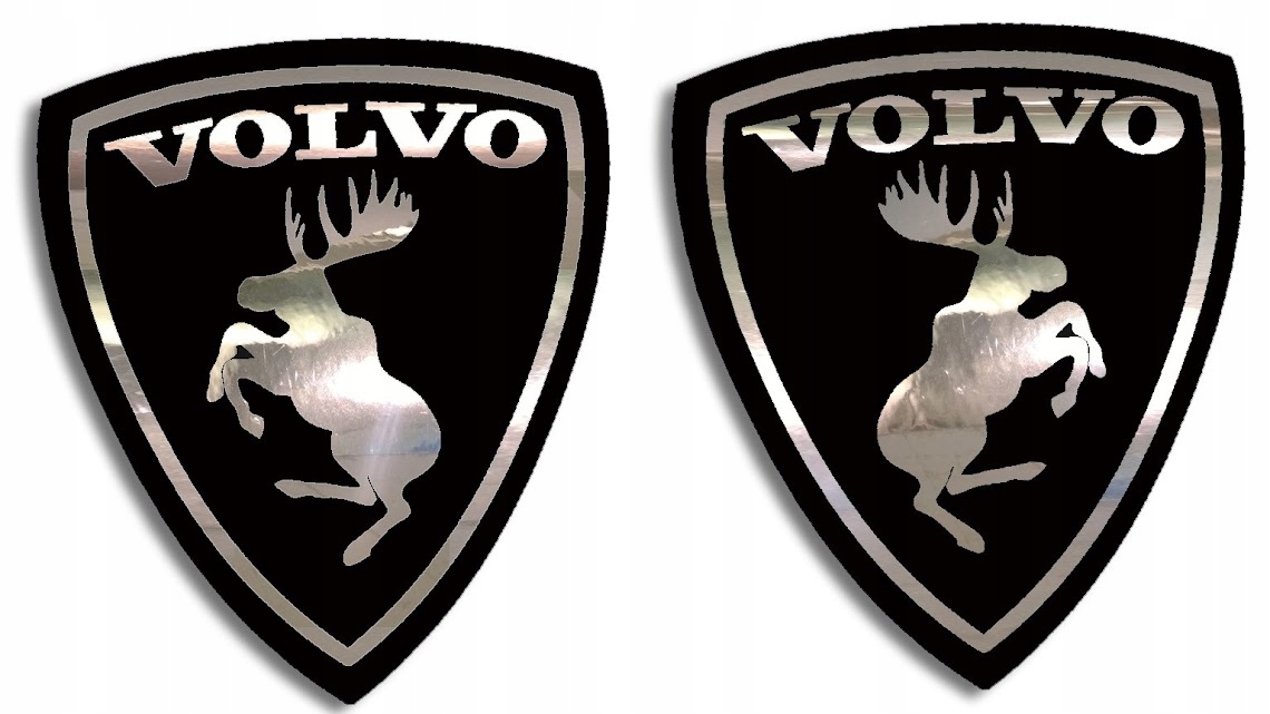 

Łoś Volvo lewa i prawa chrom i czarny mat