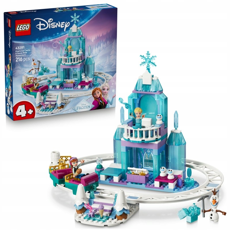 Lego 43281 Disney Ledové království Elsin ledový palác a jízda na sněhu