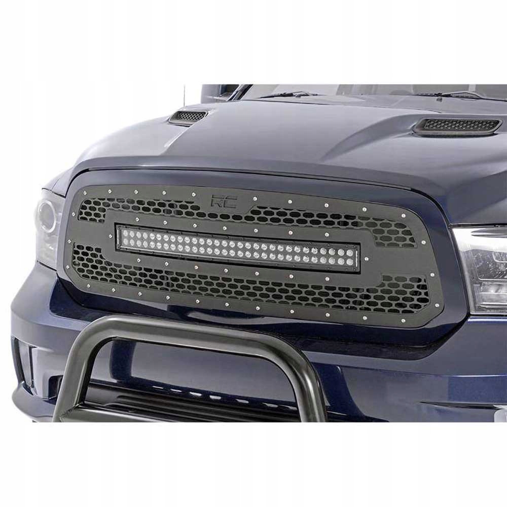 Grill z podwójną listwą LED 30" Black Series Rough Country RAM 1500 Producent części Inny