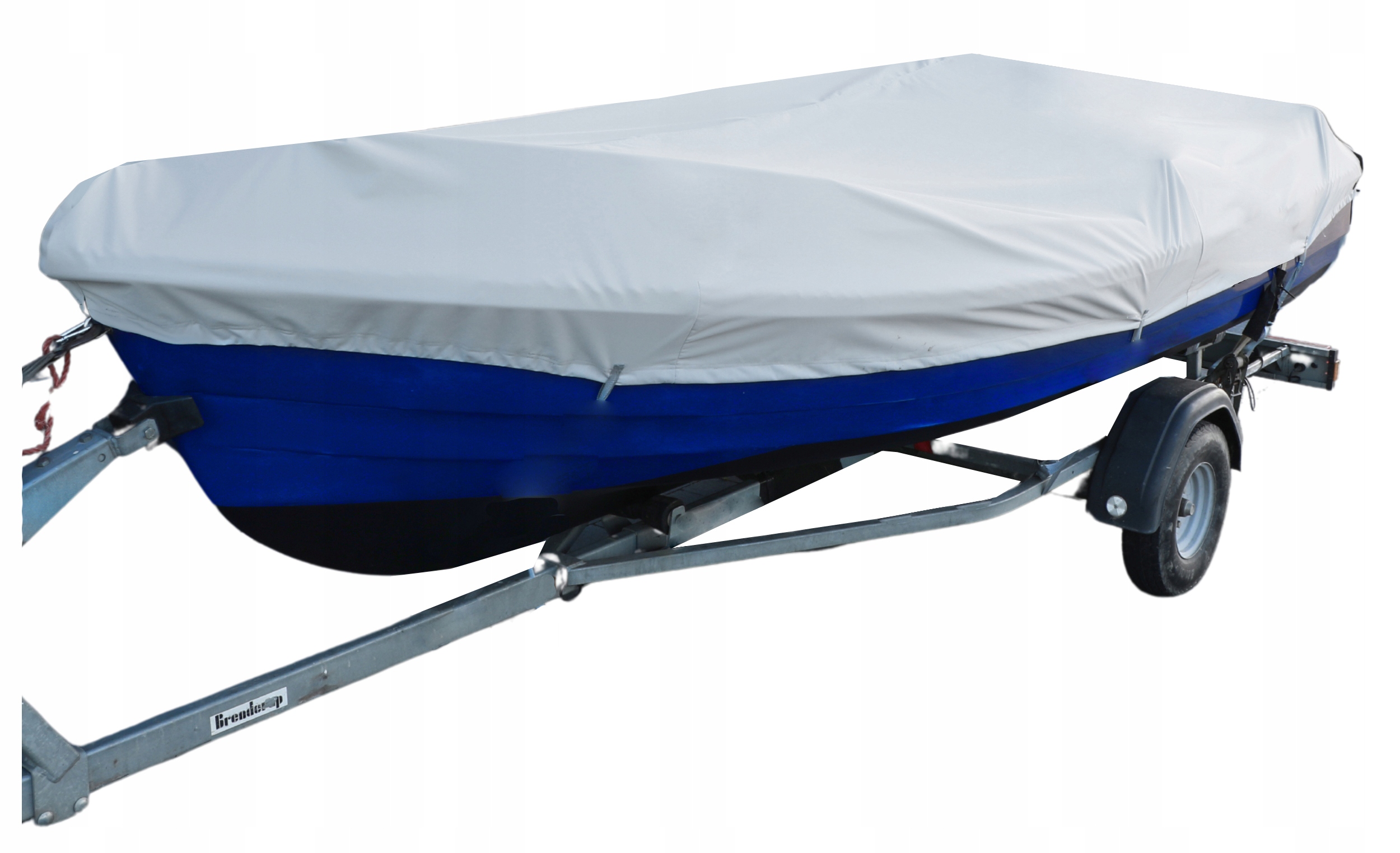 Pokrowiec Plandeka Osłona Przykrycie na Łódź Łódkę Wędkarską 210g 270-300cm