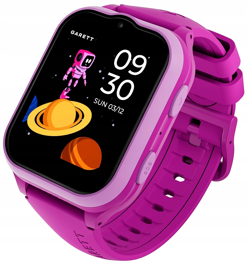 Smartwatch Garett Kids eSIM 4G Ružová Gps Sos Video Android WhatsApp