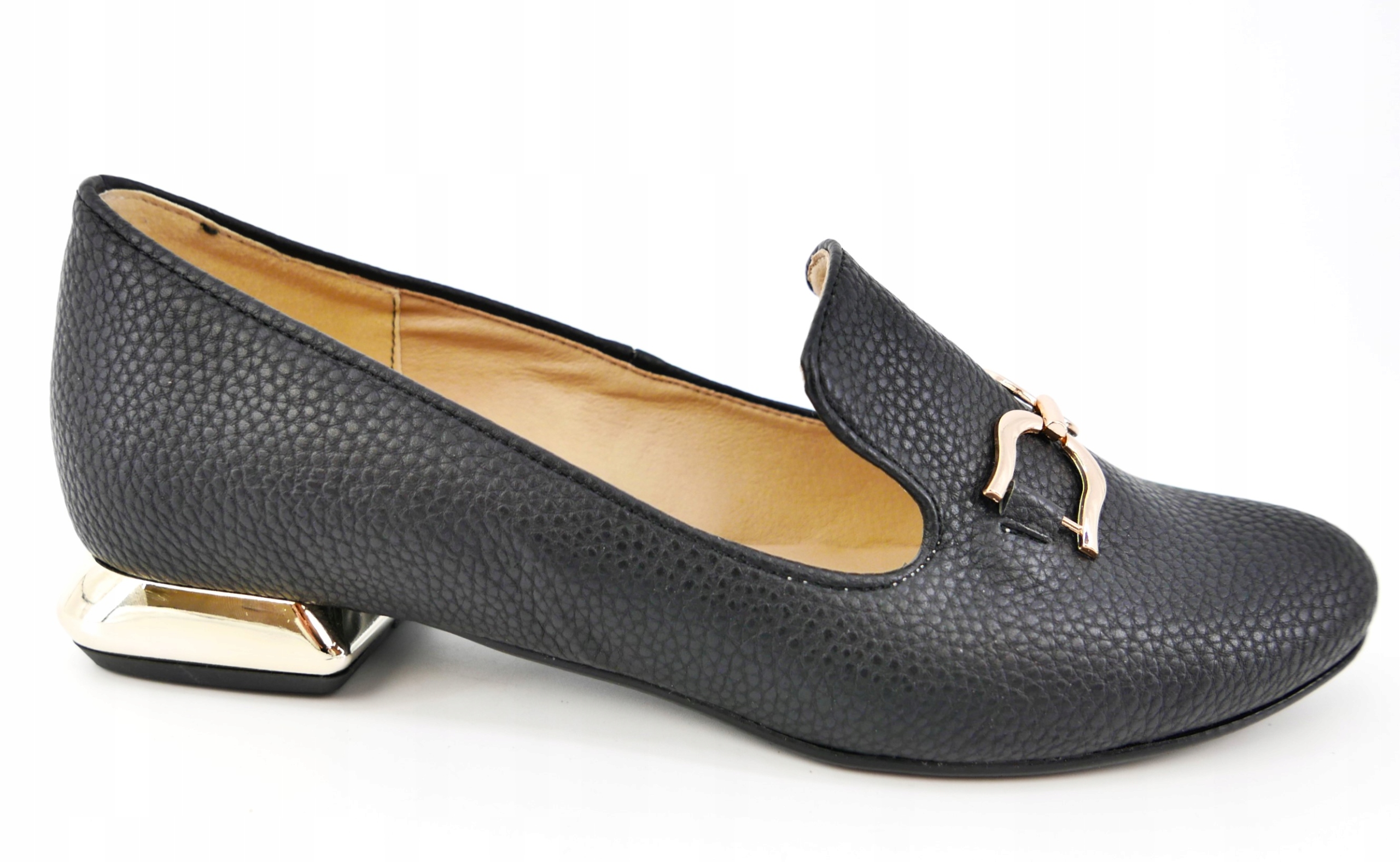 Skorpio Polské Mokasíny Černé Eko Kůže R39