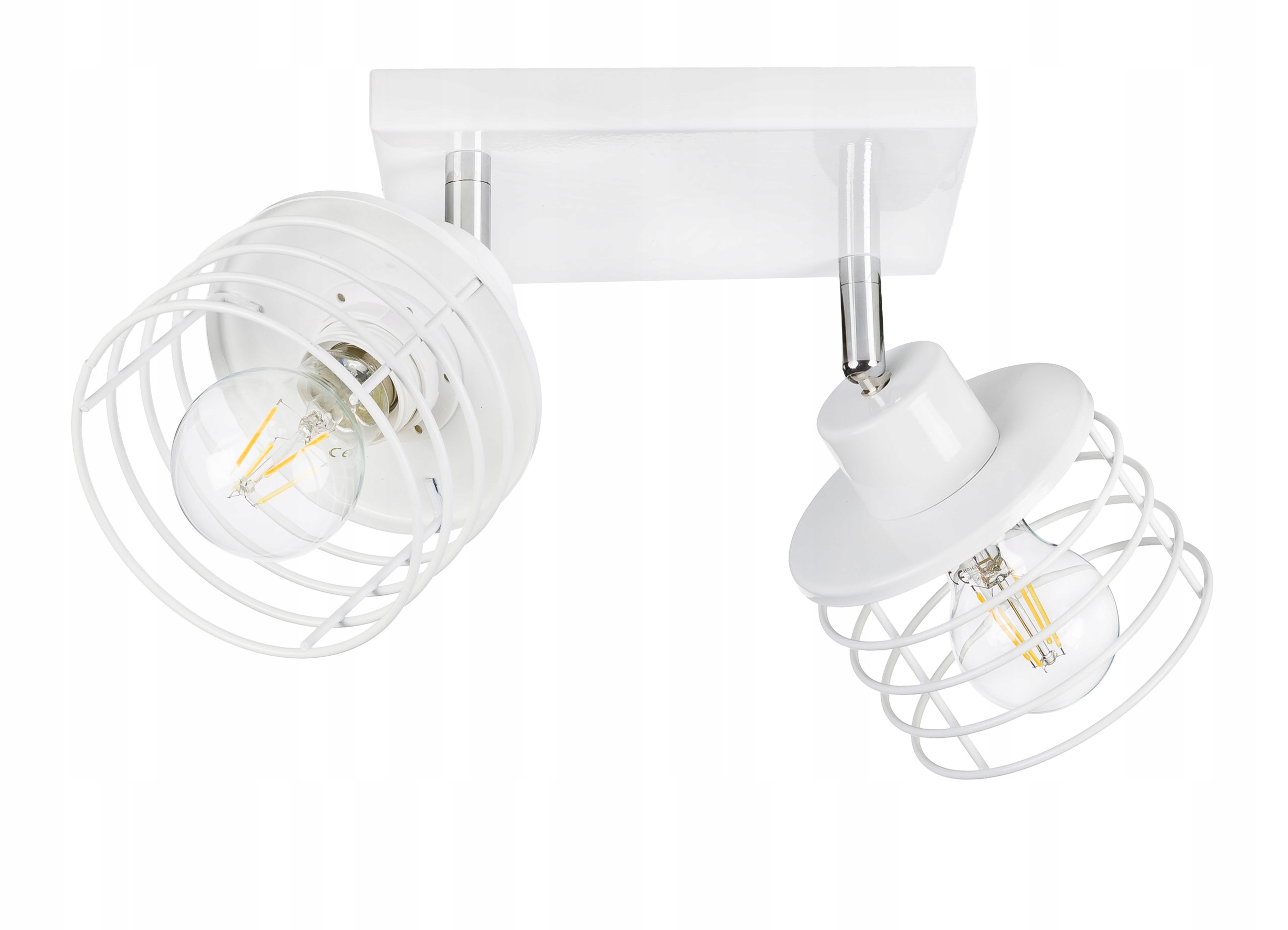 

Lampa plafon żyrandol regulowany loft E27 sprężyna