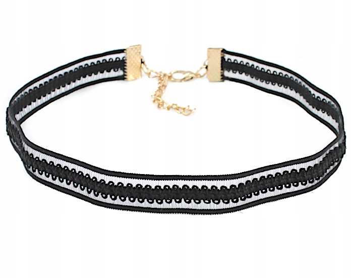 

Naszyjnik Choker Czarny Tasiemka T-6