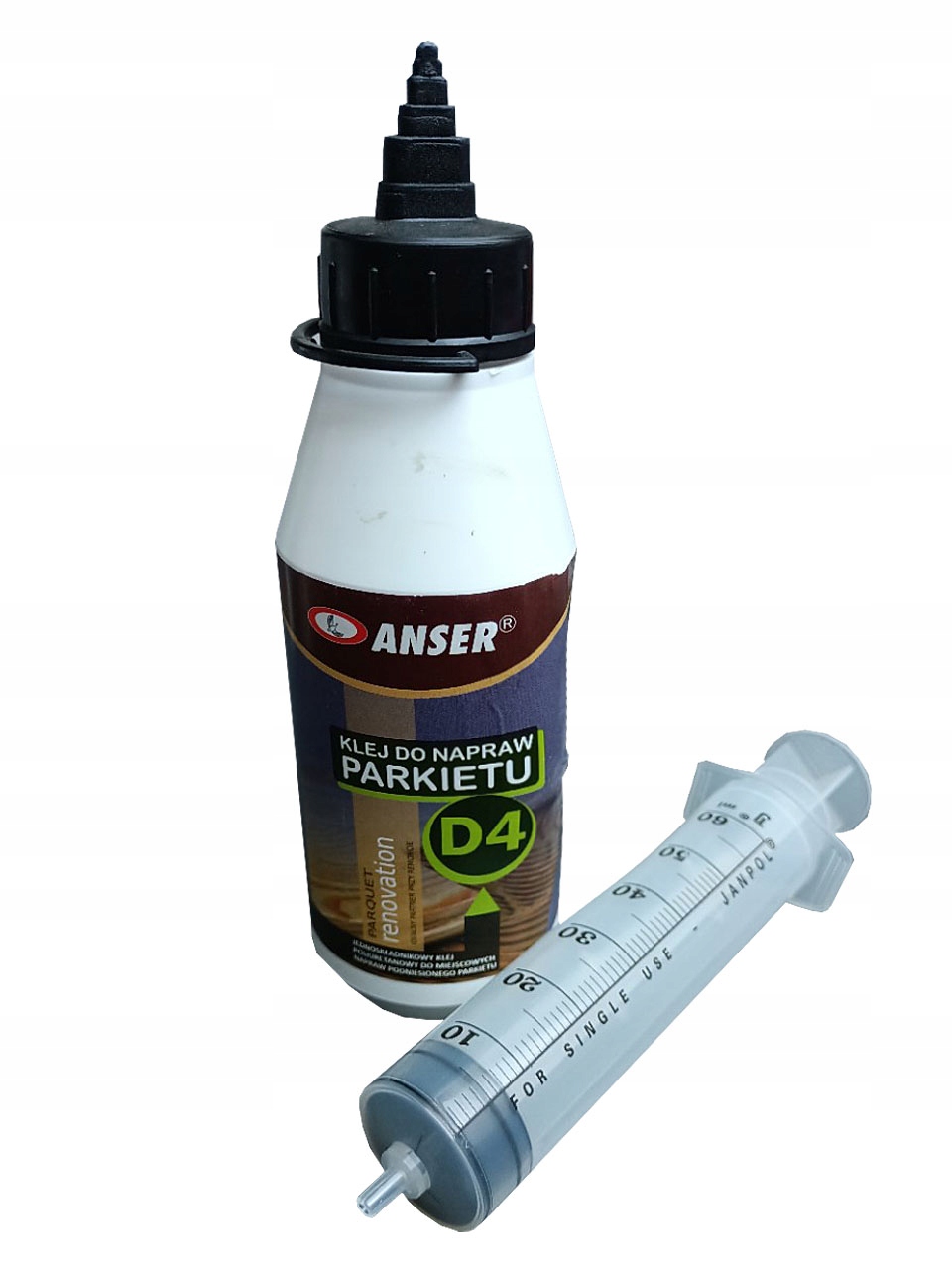 

Klej do naprawy parkietu D4 poliuretan Anser 250ml