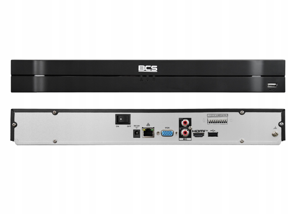 Ip rekordér BCS-L-NVR1602-A-4KE(2L) 16kanálový, 12Mpx, 2xHDD Bcs Line