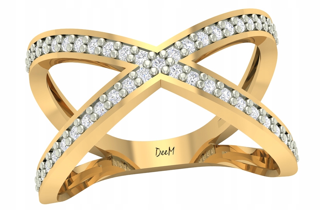 Zlatý Prstýnek Pr. 585 Zirkony