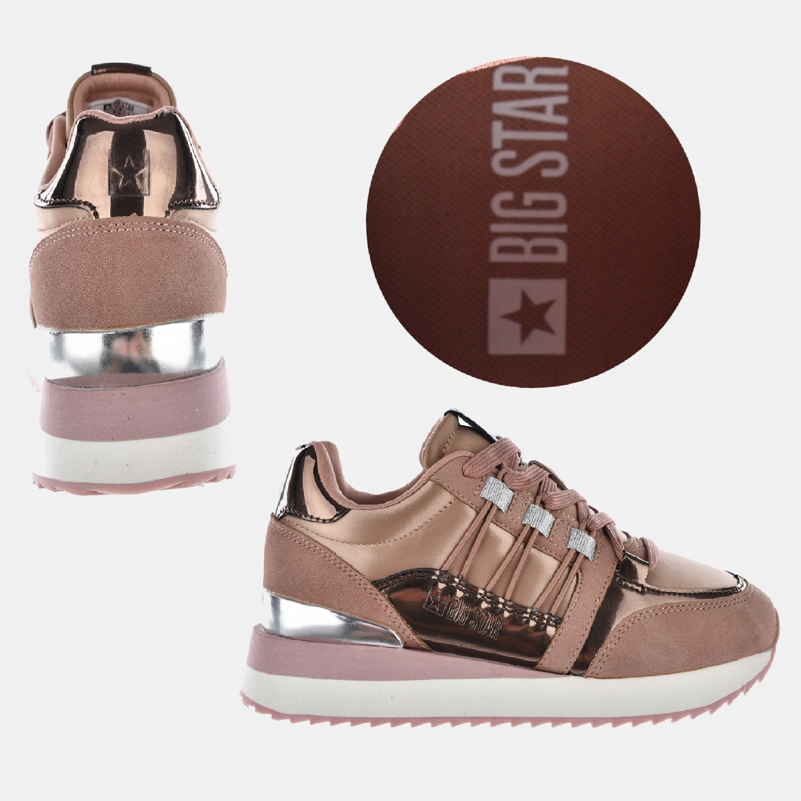 Buty Damskie Big Star Letnie Sportowe KK274111-38