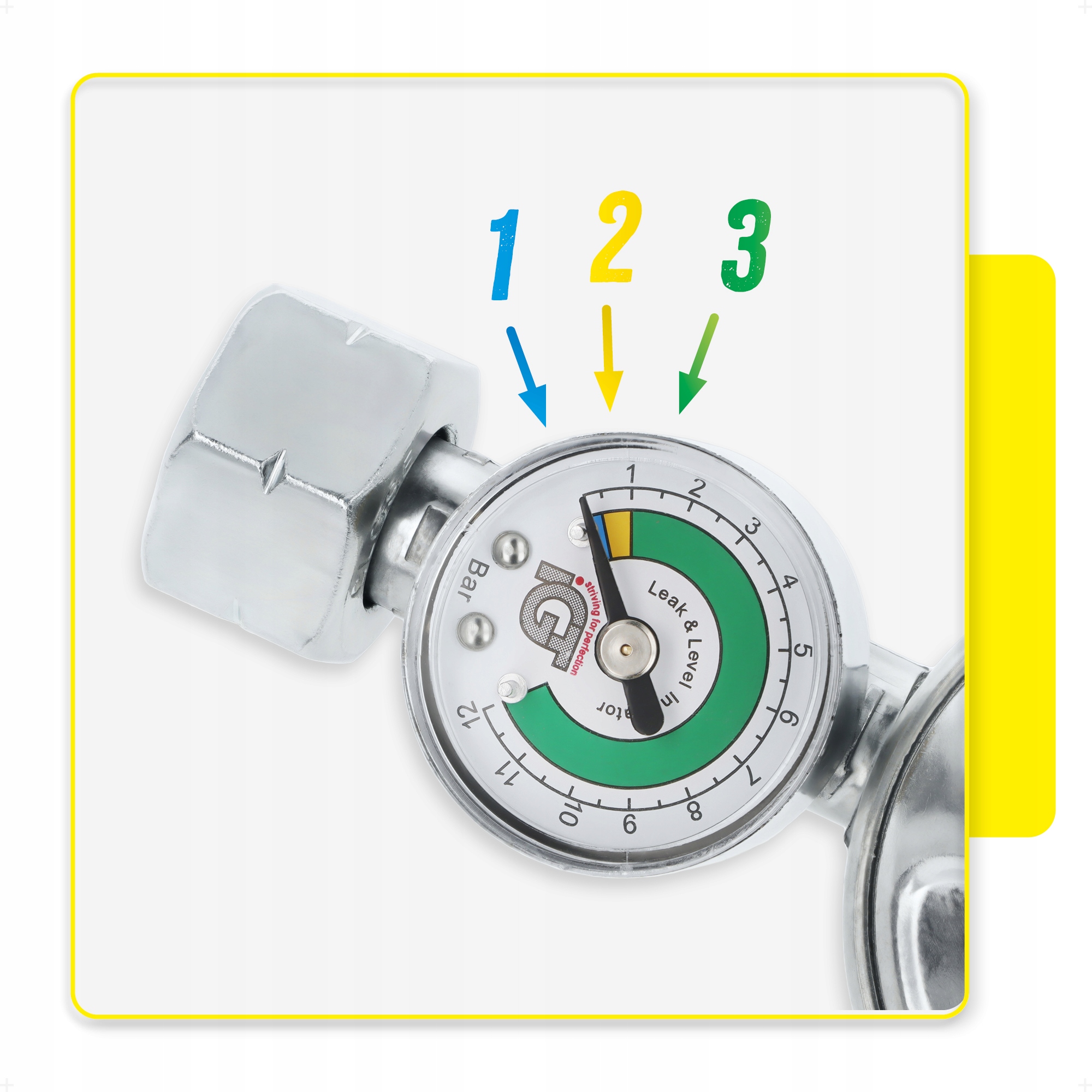 REDUKTOR GAZU BUTLI 11KG PROPAN GAZOWY Z MANOMETR Model L6-3PQM-ZO6S
