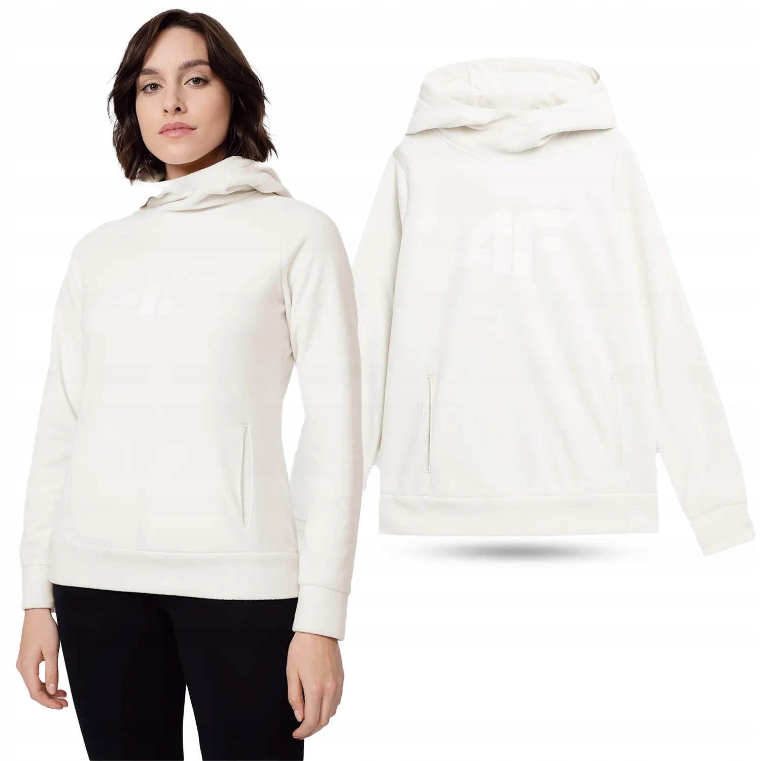 

Bluza Polarowa Damska 4F Z Kapturem SS23F051