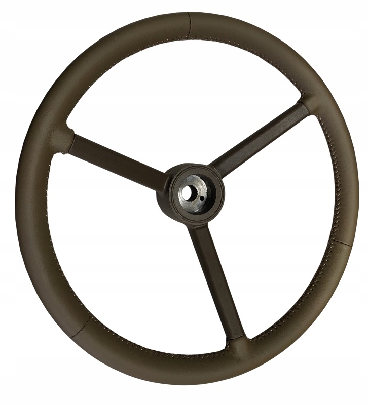 RE282643 - РУЛЬ JOHN DEER КОРИЧНЕВЫЙ КОЖАНЫЙ