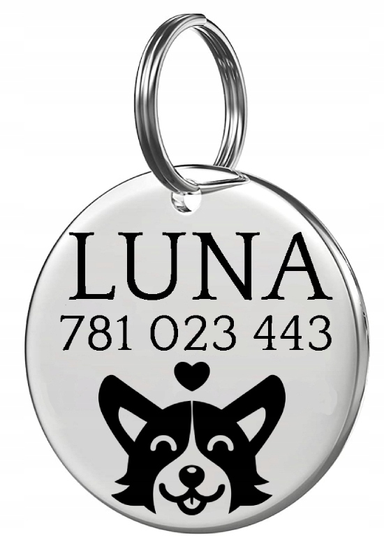 

Adresówka Identyfikator Dla Psa Kota Grawer Stal