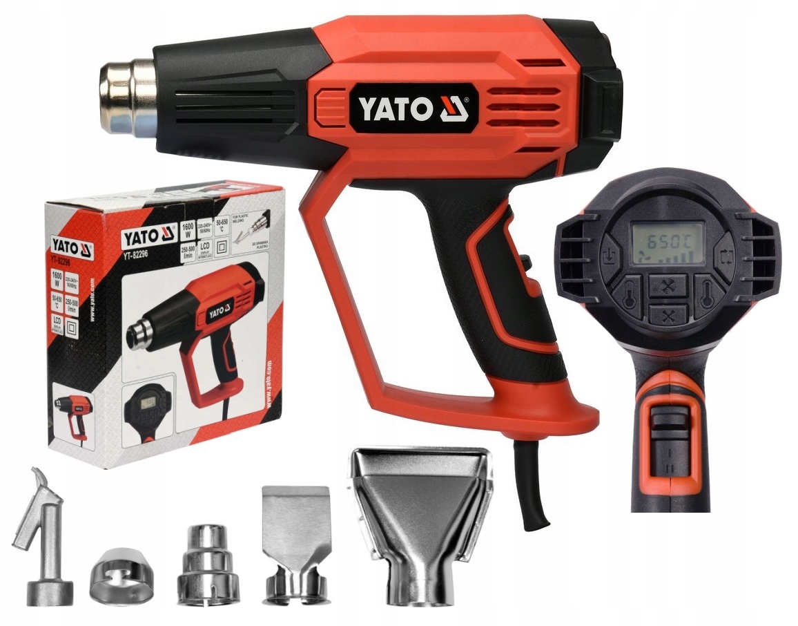 

Yato Opalarka Elektryczna 1600W LCD Biegi +5 Dysz