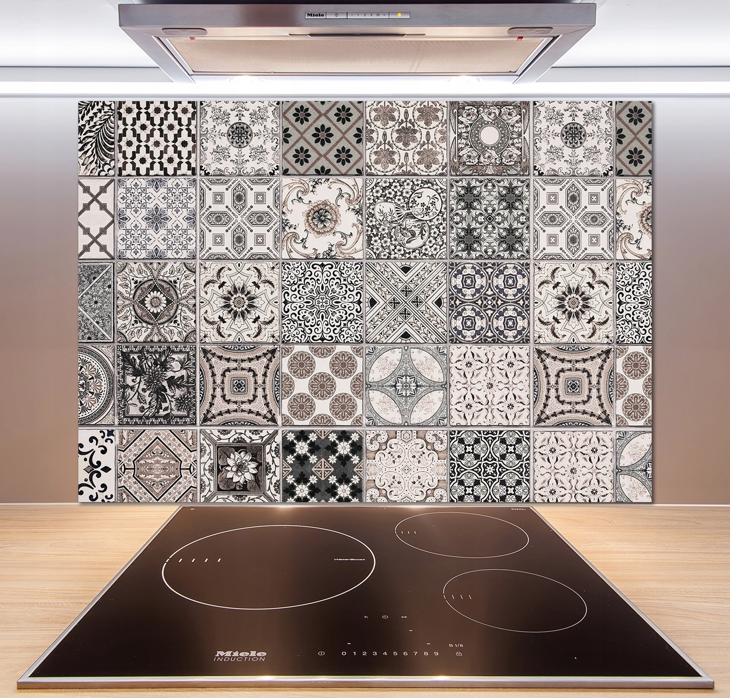 

Panel do kuchni Ceramiczne płytki 100x70 cm + Klej
